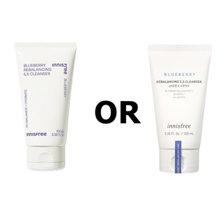 [innisfree] Sữa rửa mặt blueberry rebalancing 5.5 100ml / 200ml
