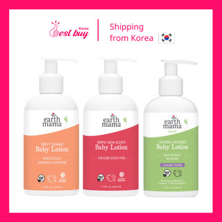 Sữa dưỡng da hữu cơ cho bé Earth Mama Sweet Orange Baby Lotion 240ml