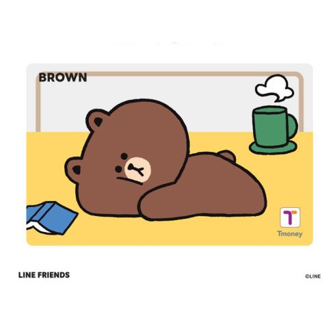 T-money line friends Thẻ Vận Chuyển Hàn Quốc cony sally choco