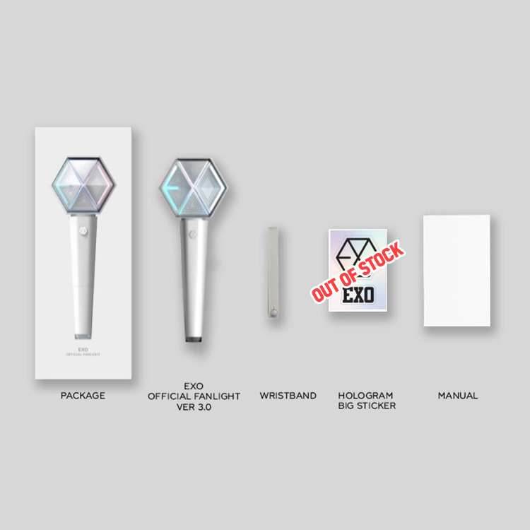 Đèn cổ vũ EXO Official Lightstick Ver.3 Eribong Ver.3 niêm phong