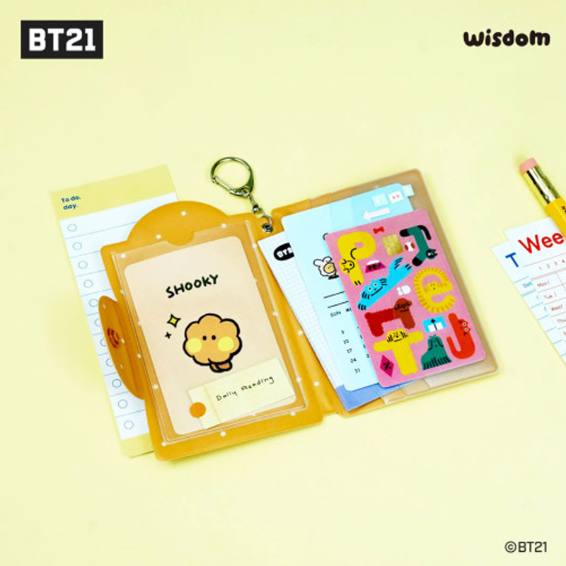 Ví Đựng Thẻ Ảnh minini bt21 Hàng Chính Thức