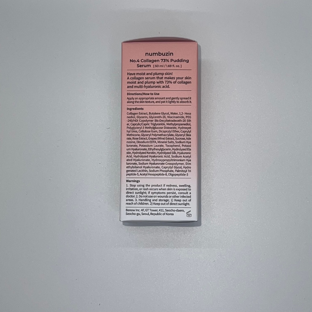 Serum numbuzin no.4 collagen 73% 50ml Chất Lượng Cao