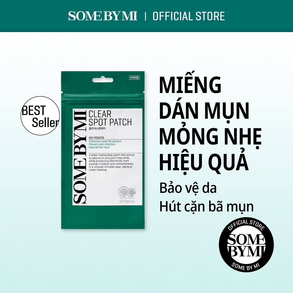 Miếng Dán SOME BY MI 30 Days Miracle Trong Suốt [18 Miếng/gói]