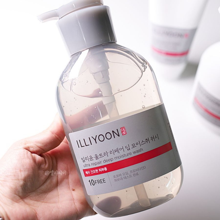 Sữa tắm dưỡng ẩm phục hồi da Illiyoon Ultra Repair Deep Moisture Wash 500ml