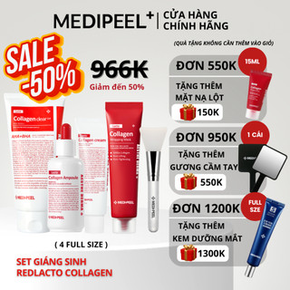 Set Giáng sinh Red Lacto Collagen 5 sản phẩm full size (kèm hộp)