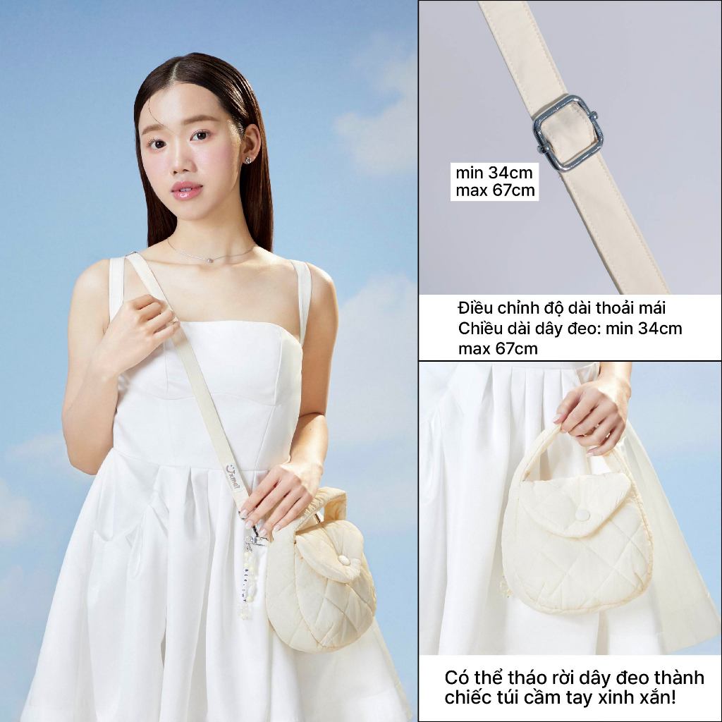 Set túi Meichan - All Day Vitamin Balancing & Brightening Serum 50ml và Snail Mucin 95 + Peptide Facial Essence 50ml