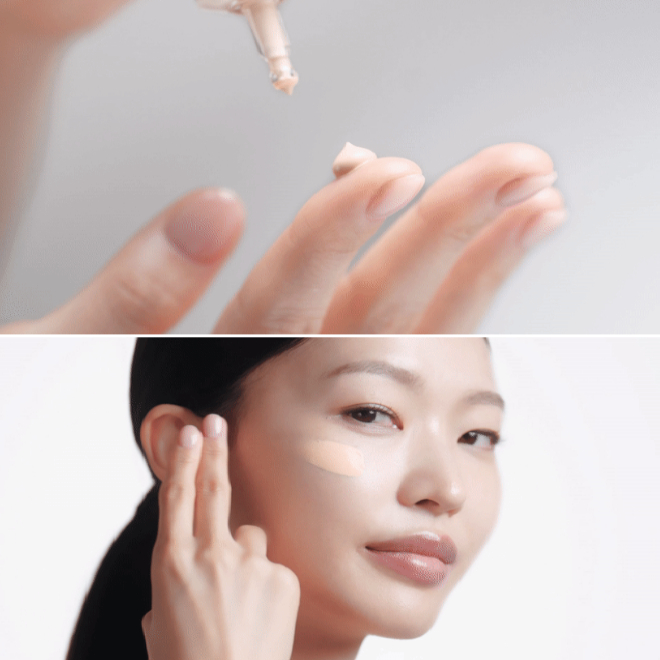 Kem dưỡng da nâng tông màu da AHC Nude Tone-Up Cream Natural Glow 40ml