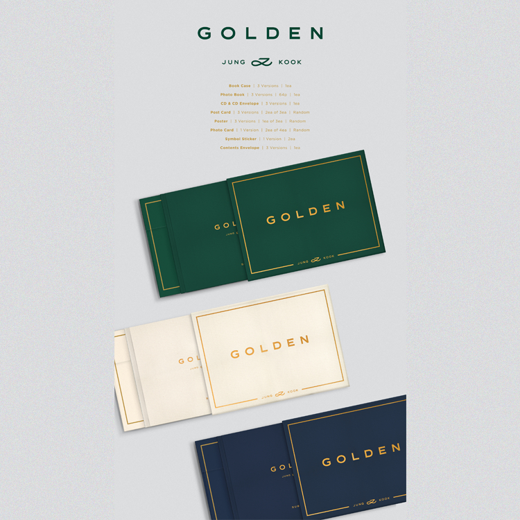 Album đầu tay trọn bộ Hybe Labels BTS Jungkook GOLDEN
