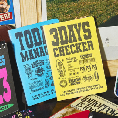 [Thence] Concept note Week planner, Check note, Today manager, 3days planner, Notbook, Notepad, Kore