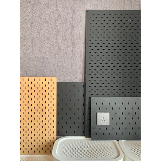  Bảng gỗ  nhựa cỡ lớn siêu rẻ 76*56 treo tường đen trắng PEGBOARD STYLE IKEA 