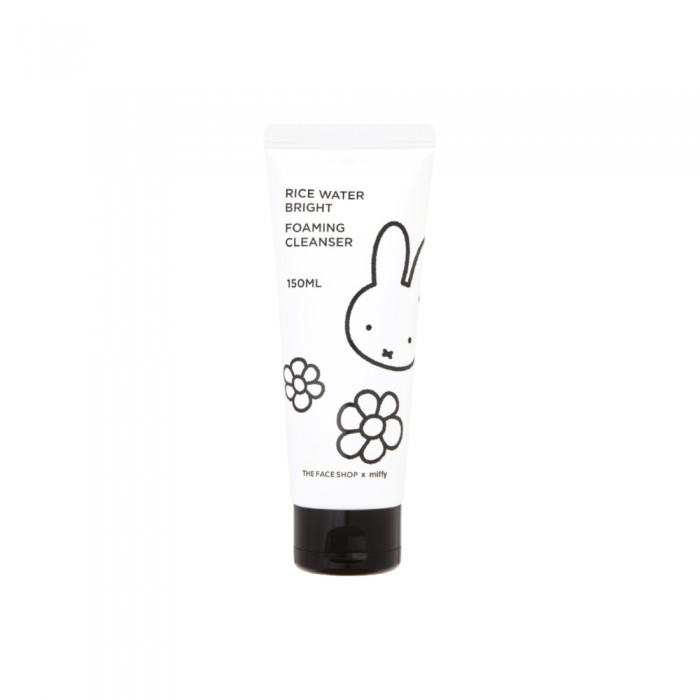 Sữa Rửa Mặt Tạo Bọt The Face Shop X Miffy Rice Water Bright Foaming Cleanser 150ml- Dòng mới