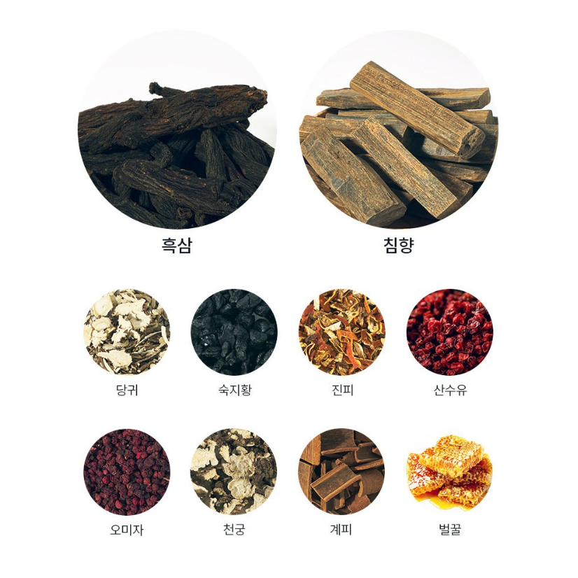 Hộp nước hắc sâm trầm hương KYUNGBANG NATURE hộp 30 gói