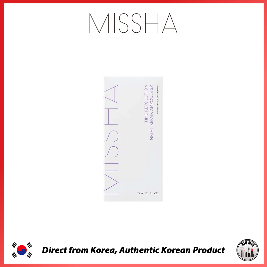 MISSHA TIME REVOLUTION NIGHT REPAIR AMPOULE 5X 75ml *Shipped from Korea*