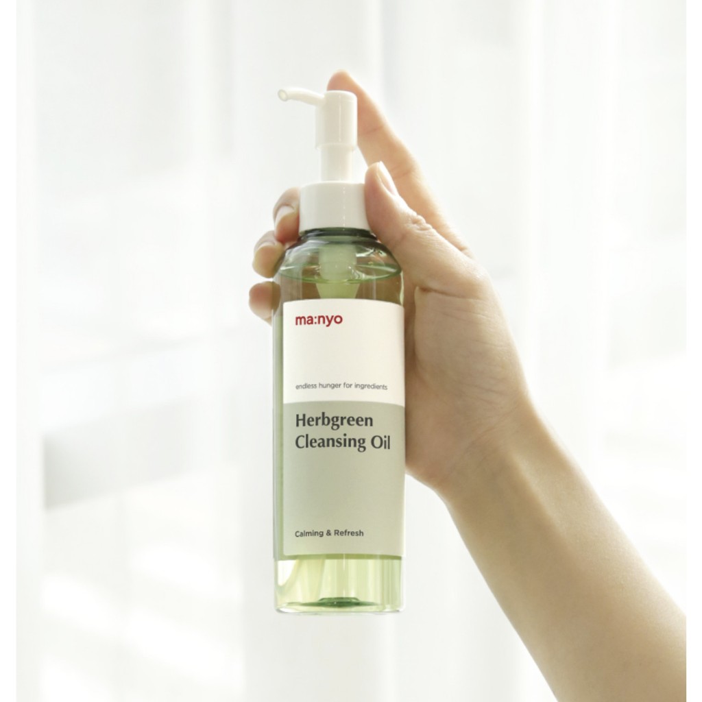 Set Dầu Tẩy Trang Manyo Herbgreen 200ml+ sữa rửa mặt 20mlx2ea