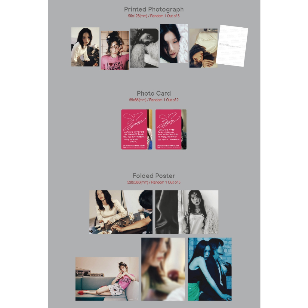 TAEYEON To. X  5th Mini Album