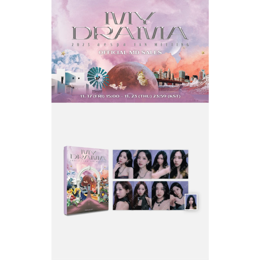 2023 aespa FAN MEETING  POSTCARD SET