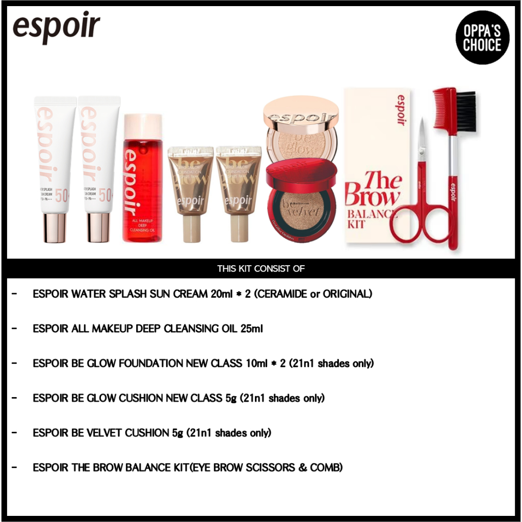 ESPOIR MAKE UP BASE TRIAL KIT