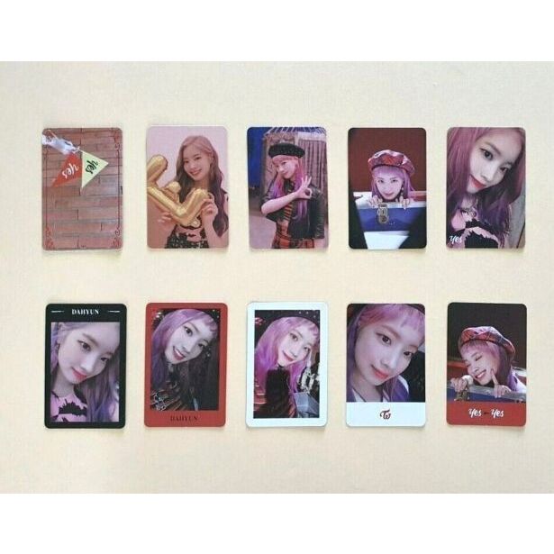 Album Mini thứ 6 của TWICE Yes Or Yes Official Photocard KPOP K-POP - Dahyun