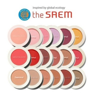 Saemmul Single Blusher 5g Phấn má hồng màu hàn quốc
