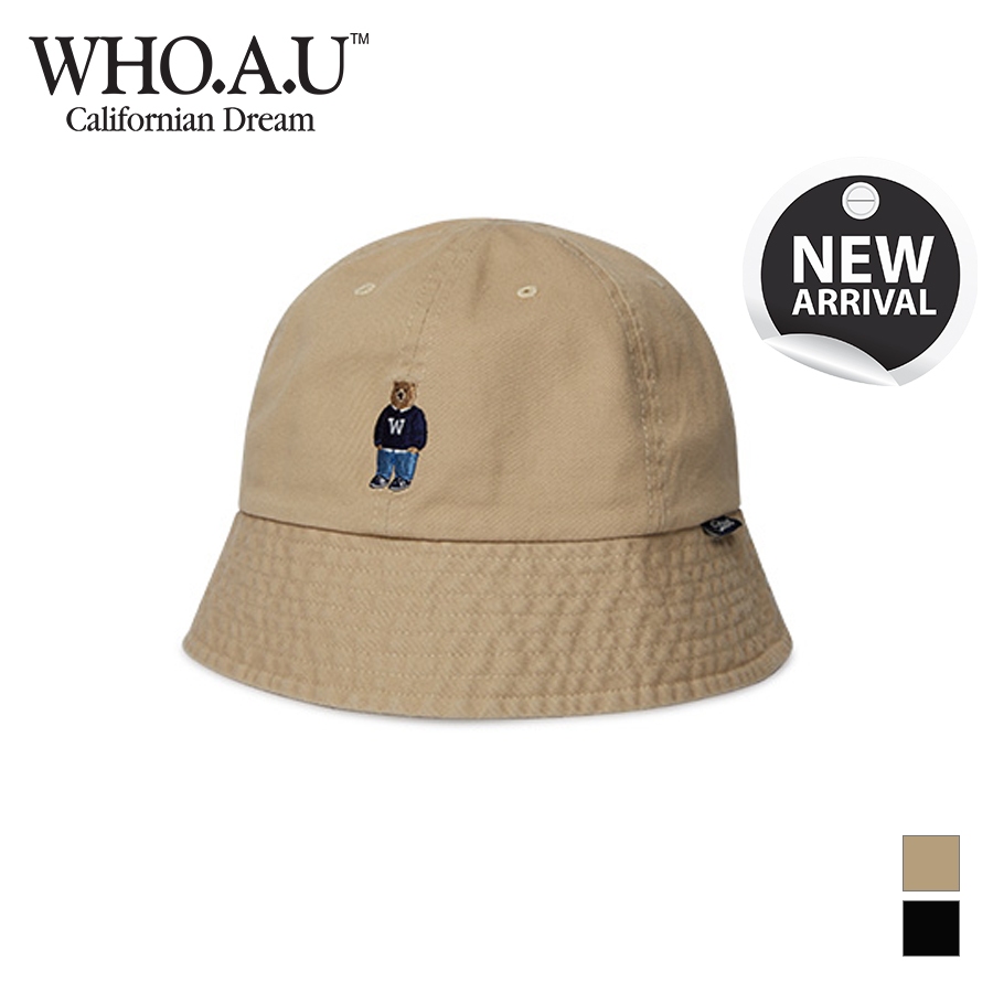 Mũ tai bèo WHO.A.U WHACD4933A Steve Round Bucket Hat 100% Cotton
