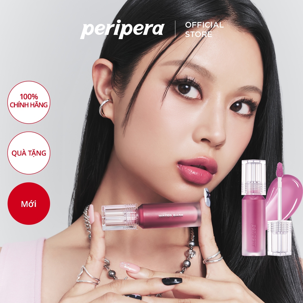 Bộ Sưu Tập hip Hop Xám Mới [peripera] | Son tint 3.7g (6 Màu Lâu Trôi Và Không Bết Dính 40%)