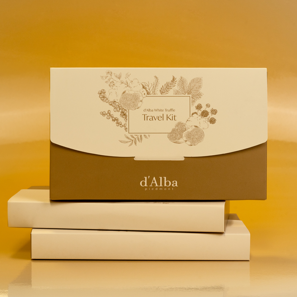 Set du lịch D'ALBA thành phần nấm Truffle trắng chăm sóc da d'Alba travel kit