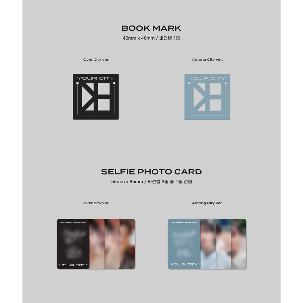 Mini album thứ 2 FNC Entertainment JUNG YONG HWA YOUR CITY