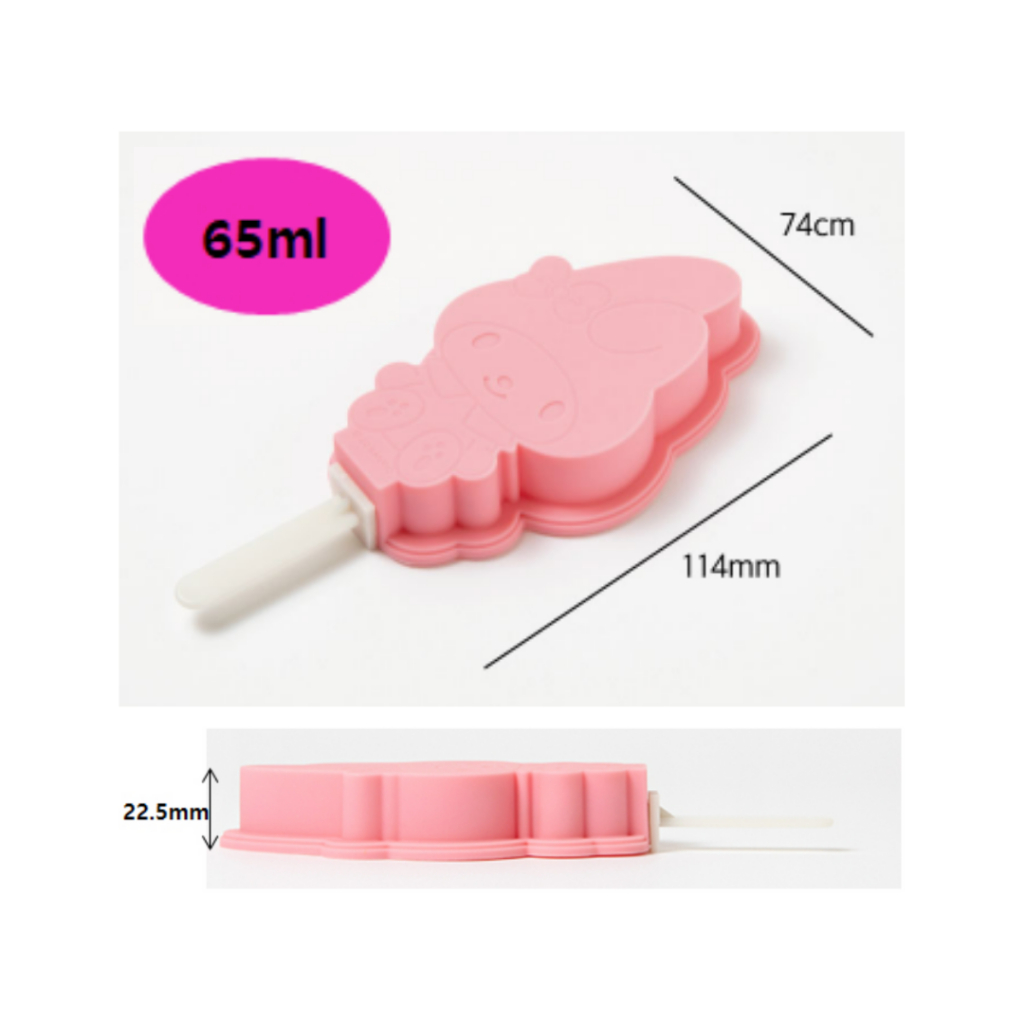 SANRIO Khuôn Làm Kem Que Hình kuromi / my melody Đáng Yêu