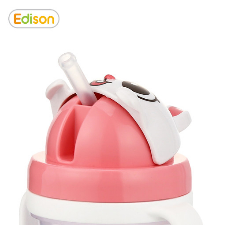 Bình tập uống chống tràn Edison 2 Friends 300ml