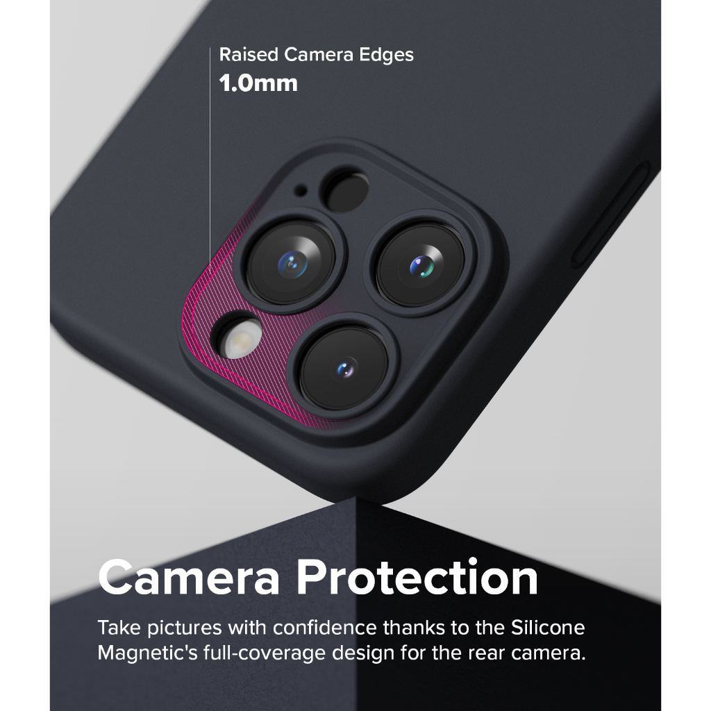 Ringke Silicone Từ tính cho iPhone 15 Pro Max 15 Pro Vỏ silicon mềm nhẹ