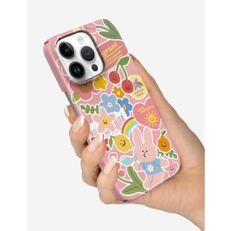 🇰🇷Full cover, hard, sự bóng láng, không bóng, slim, thiết kế dễ thương, Tương thích với iPhone 15 14 13 12 11 pro max mini