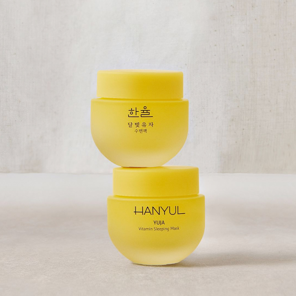 HANYUL Yuja Vitamin Sleeping Mask 70ml / 50ml / 20ml - Cải thiện tông màu da, tế bào chết và khô da