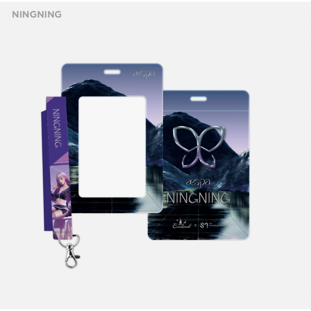 Aespa CARD HOLDER + LANYARD SET