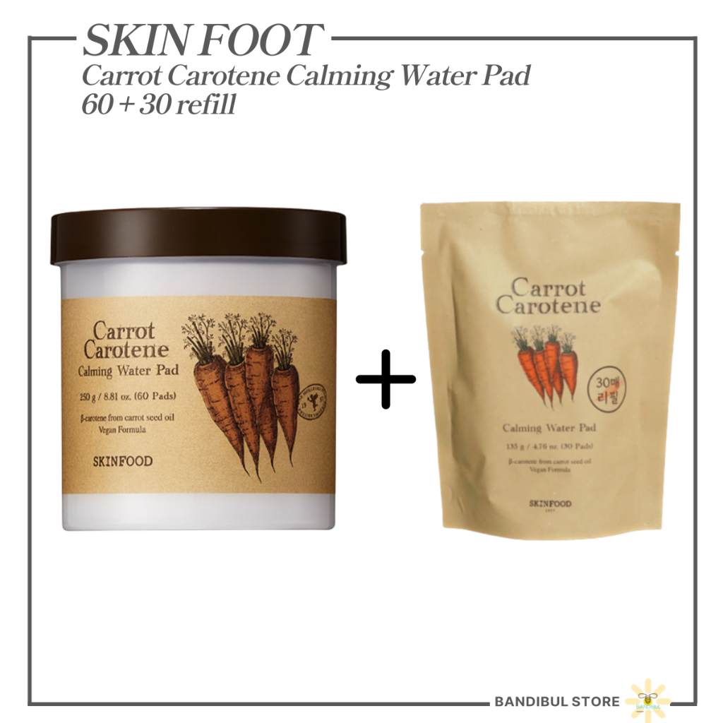 Carrot Carotene Calming Water Pad/60+30/60+portable case/free gift