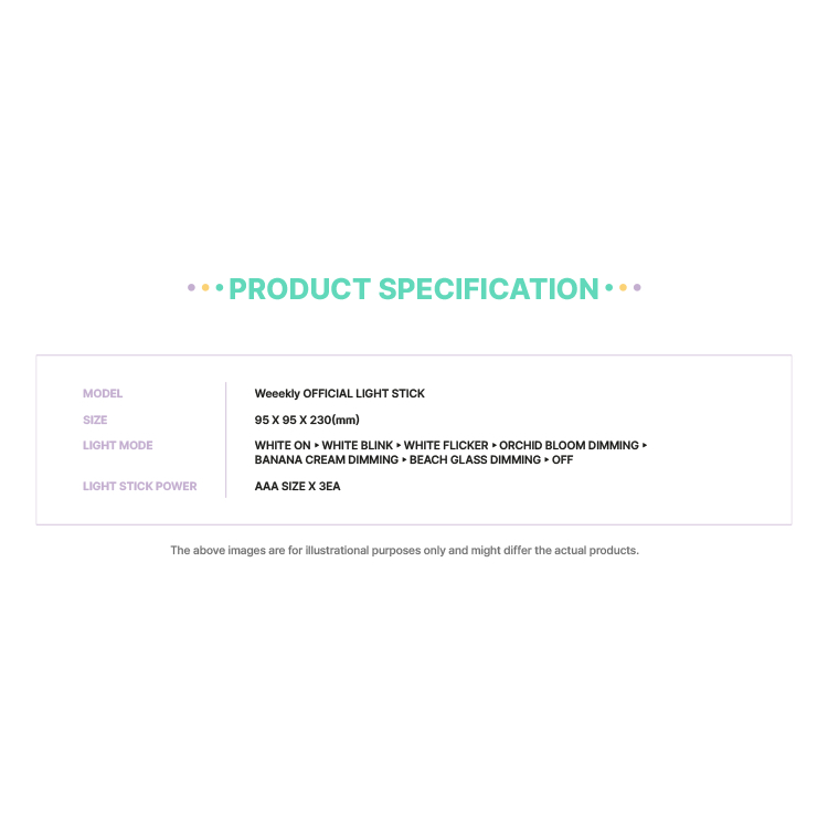 Đèn cổ vũ Lightstick chính thức IST Entertainment WEEEKLY Official Lightstick