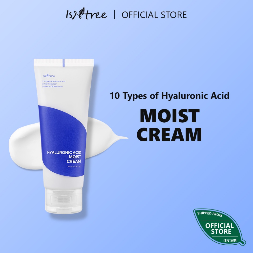 ISNTREE Kem Dưỡng Ẩm Axit Hyaluronic Istree 100ml