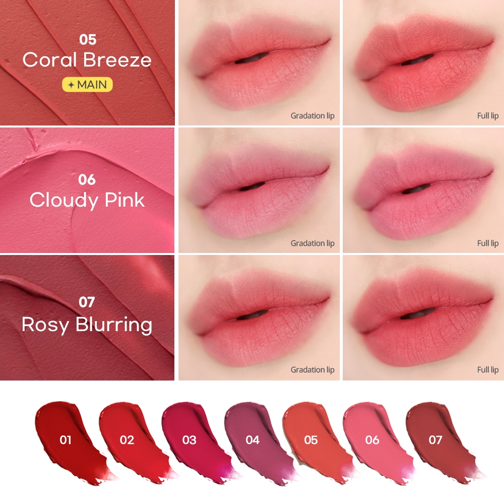 Viên Thức luna: Trên Màu Sắc Cố Định blur - Bán matte mlbb tint