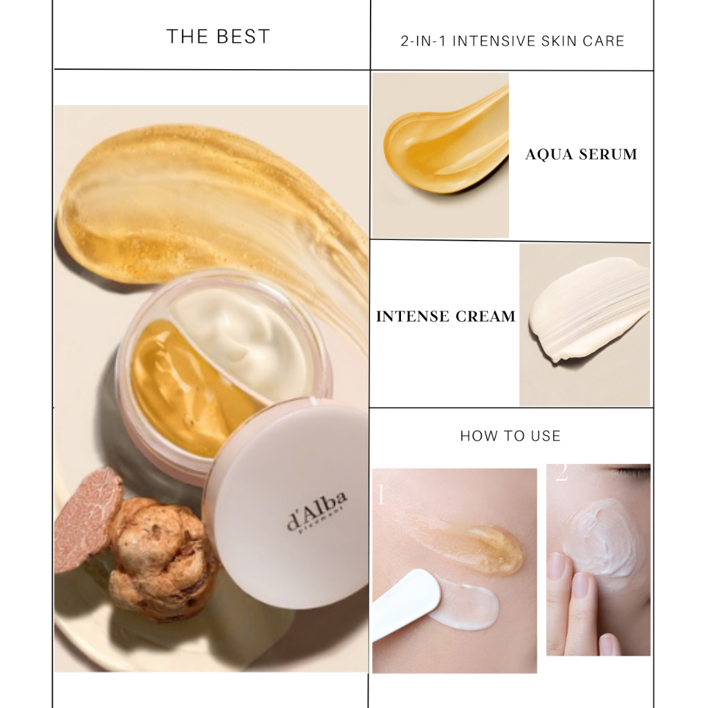 D 'Alba Serum và kem dưỡng nấm, White Truffle Double Serum & Cream 70g