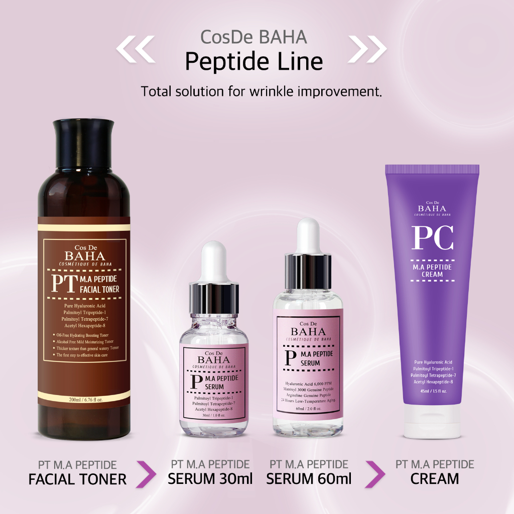 Serum Peptide De Baha Peptide Với Matrixyl 3000 & Argireline 60ml Chất Lượng Cao