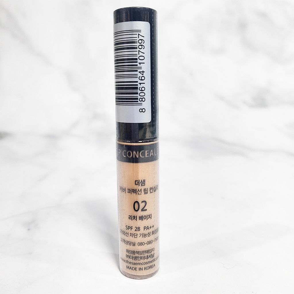 Kem che khuyết điểm The saem cover perfect tip 6.5g với 6 màu