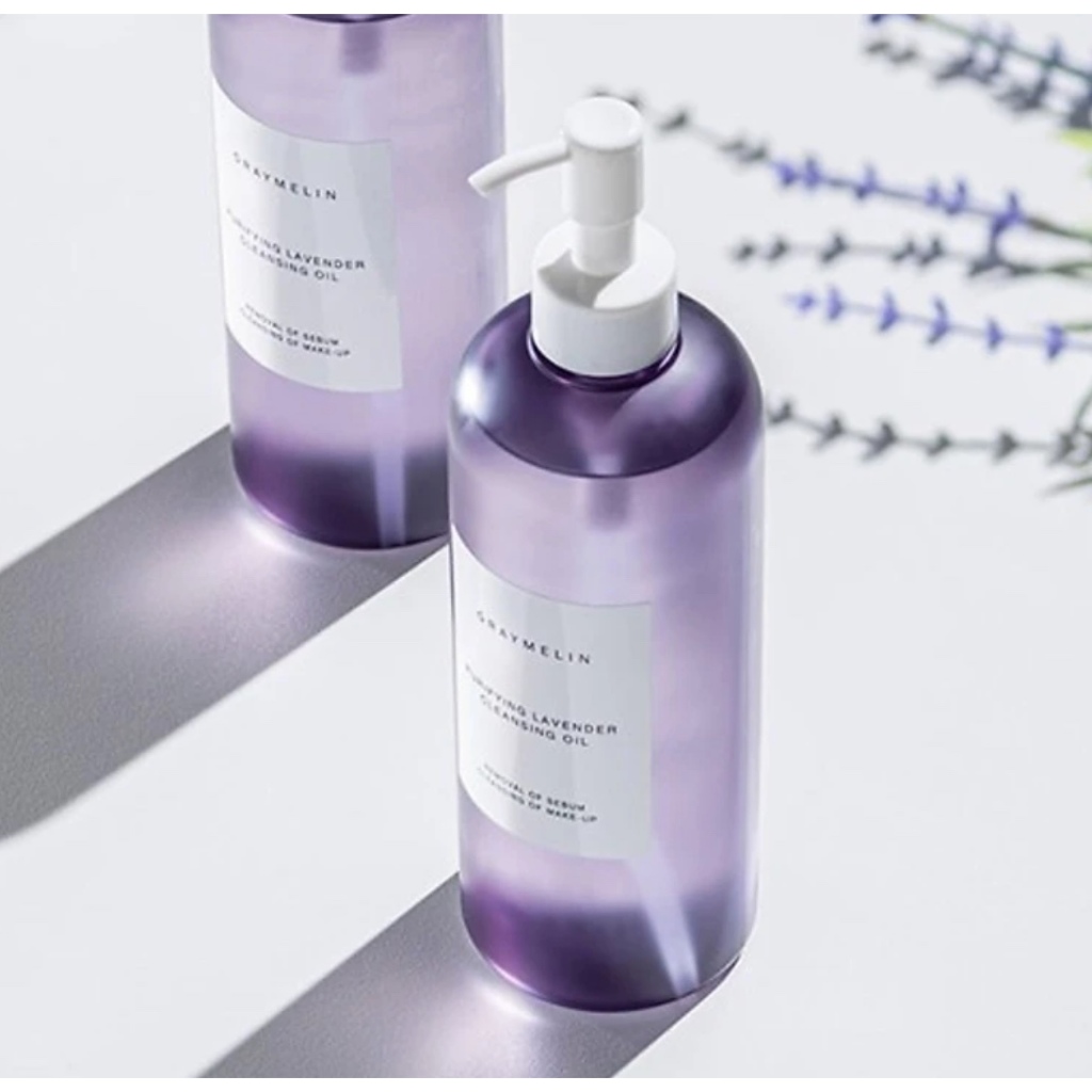 Dầu tẩy trang hoa oải hương Graymelin Purifying Lavender Cleansing Oil 400ml