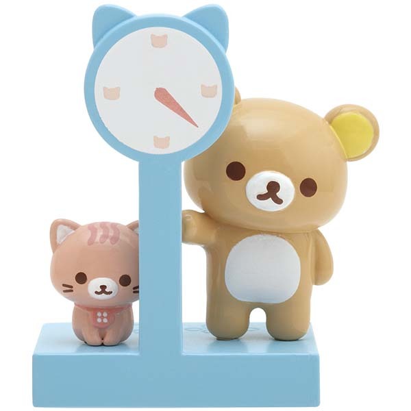 Hàng Có Sẵn / Bộ Sưu Tập Mô Hình san-x rilakkuma Neekoneko no yu Bí Mật 6 Kiểu