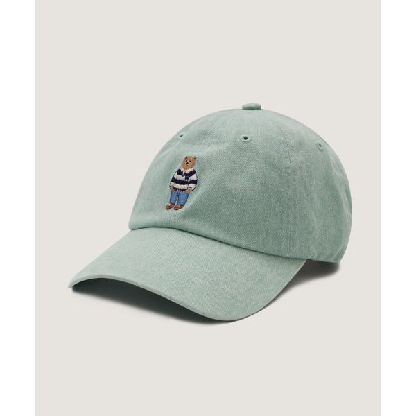 Mũ bóng chày nam nữ WHO.A.U WHACD1114A hình thêu gấu Steve trước sau