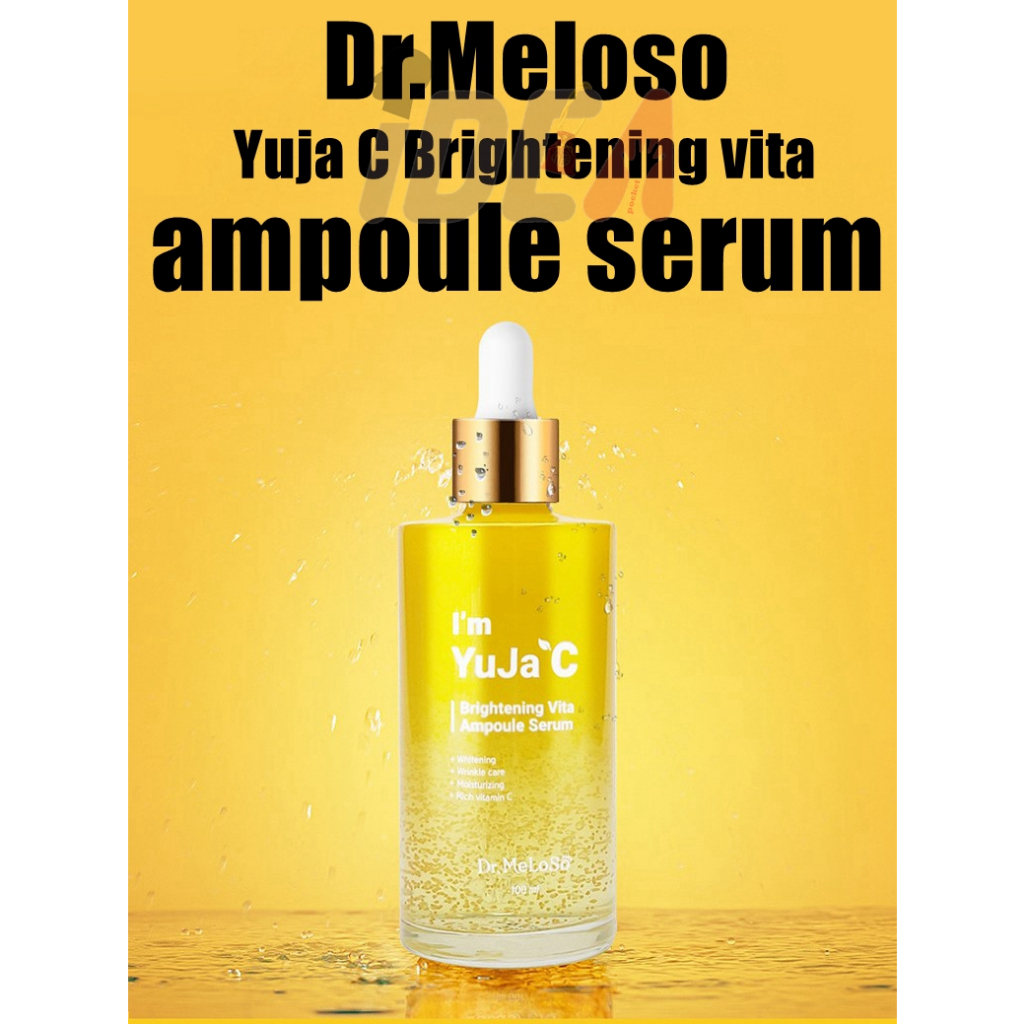 Serum Dr.meloso Yuja C vitamin C dưỡng sáng da vita ampoule 100ml