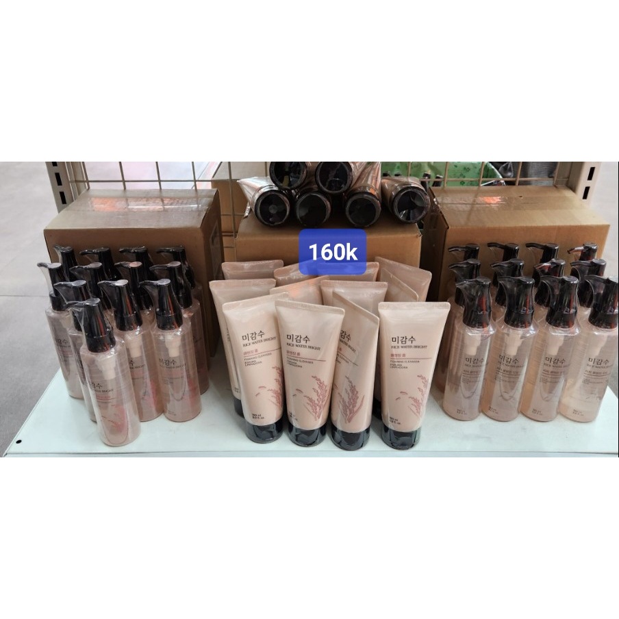 Sữa Rửa Mặt Làm Sáng Da THE FACE SHOP Rice Water Bright Facial Foaming Cleanser 150ml