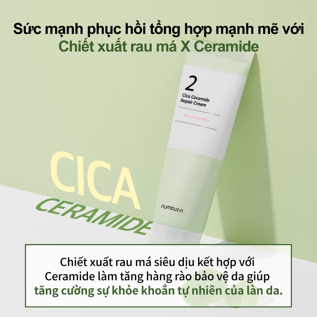 Kem dưỡng numbuzin chiết xuất rau má Ceramide Số 2