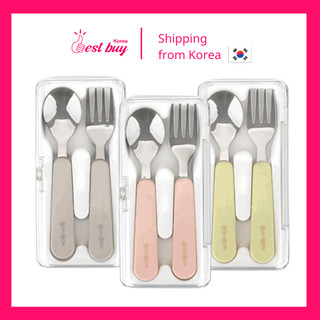 Set thìa, nĩa inox 304 Daily Like Bonbon Hàn Quốc cho bé