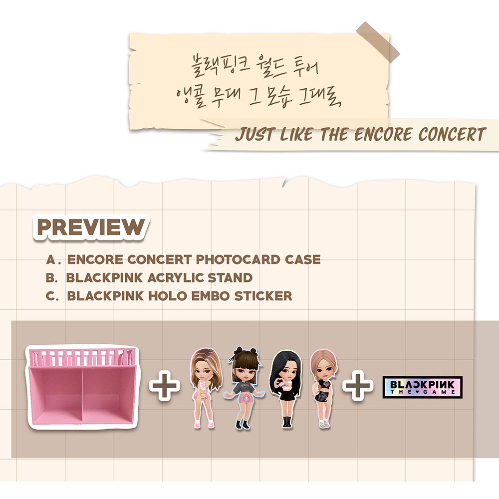 BLACKPINK -  CONCERT STAND