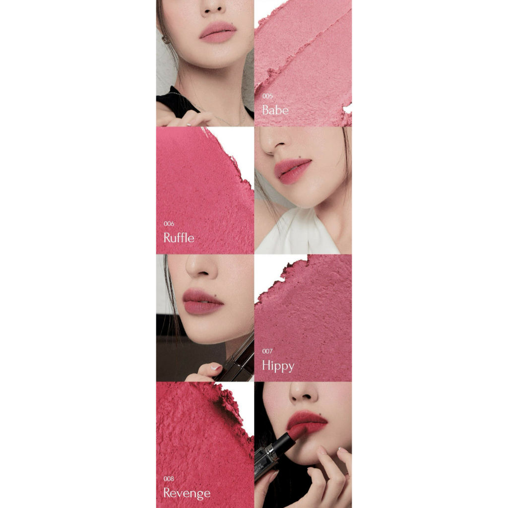 MOODWEAR BLUR LIPSTICK 8colors, Son Môi 8 Màu Lựa Chọn