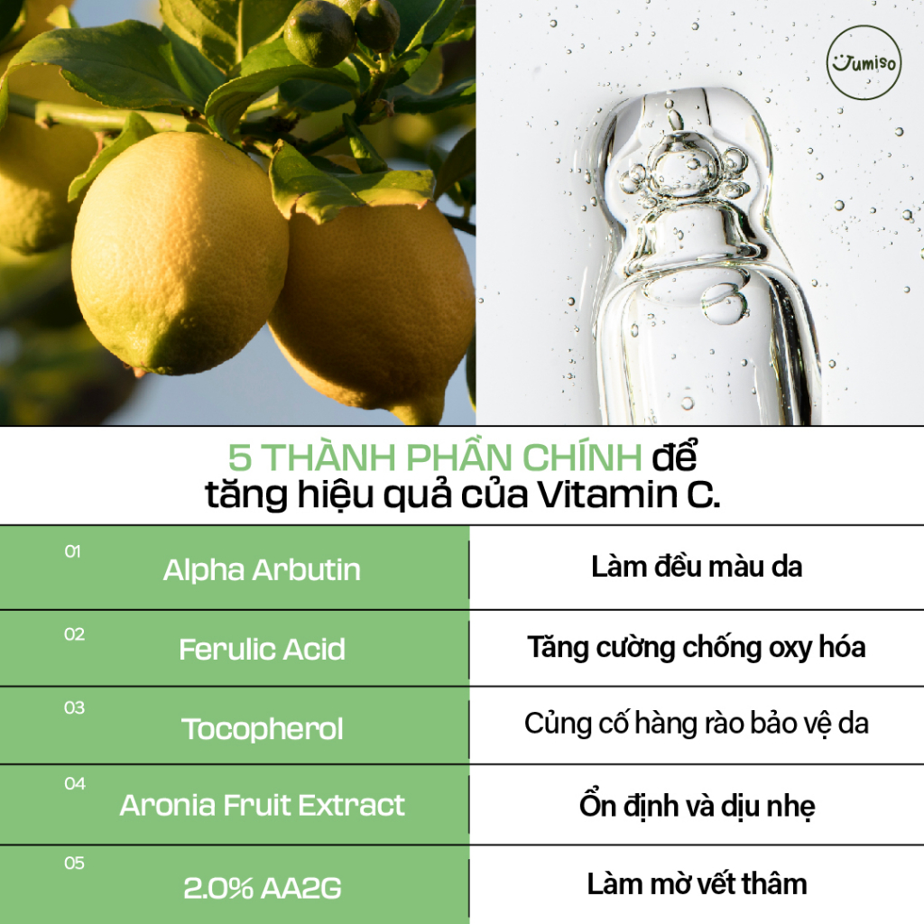 Serum làm mờ thâm Jumiso All Day Vitamin Pure C 5.5 30ml